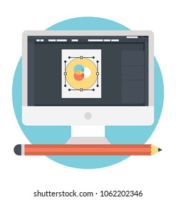 
Web design flat vector icon 
