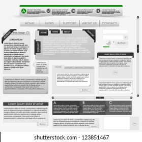 Web Design Frame Vector