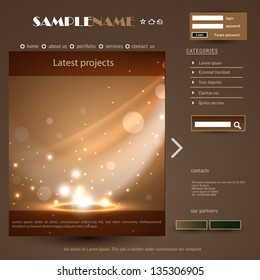 Web Design Frame Vector