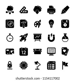 
Web Design Glyph Icons Pack 

