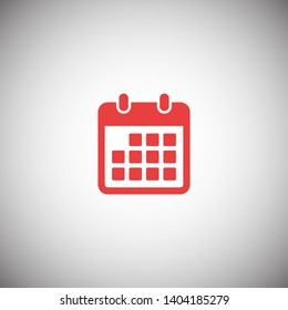 Web design icon. Calendar on the wall. Flat calendar icon. Vector icon EPS 10