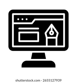 Web Design Icon Element For Design
