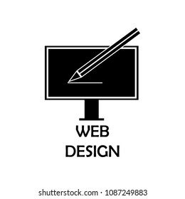 web design icon. Element of marketing for mobile concept and web apps. Detailed web design icon can be used for web and mobile. Premium iconmarketing on white background
