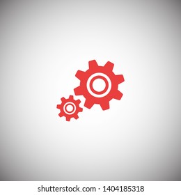  Web design icon. Gears and cogs symbol. Cog wheels icon. Cogs circle illustration. Vector EPS 10