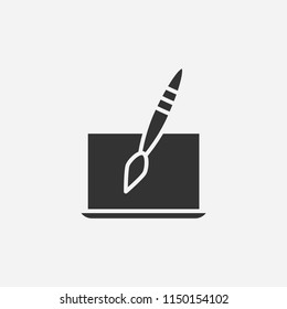 Web design icon illustration,vector freelance sign symbol