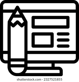 Web Design Icon as part of Web Design Icon Set