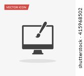 Web design Icon in trendy flat style isolated on grey background, for your web site design, app, logo, UI. Vector illustration, EPS10.