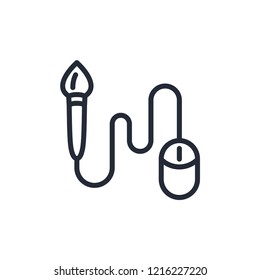 Web design Icon in trendy flat style isolated on grey background, for your web site design, app, logo, UI. Vector illustration, EPS10.