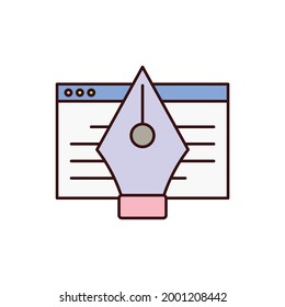 web design icon vector illustration
