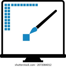 ilustración vectorial de icono de diseño web