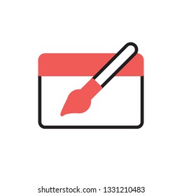 web design icon vector modern style design