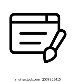 Web Design Icon Vector Symbol Design Illustration