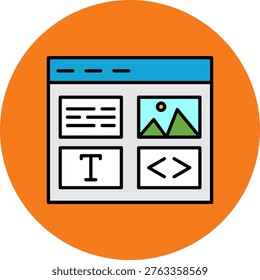 Web design Icon For Your Project