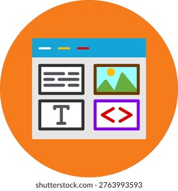 Web design Icon For Your Project