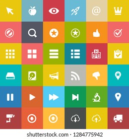 web design icons, graphic website development, computer internet symbols