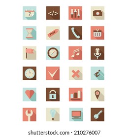 web design icons set