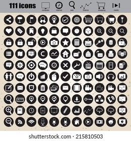 web design icons set vector eps 10 for business, finance and communication