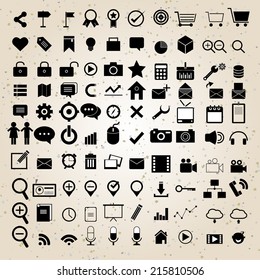 web design icons set vector eps 10 for business, finance and communication