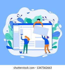 web design illustration ui ux 