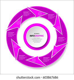 web design. Infographics design marketing icons for layout, diagram, annual report. Business concept options. Illustration vector.