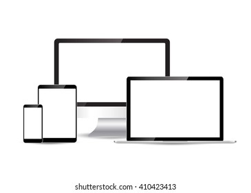 Web design, laptop, smartphone, tablet, computer, display