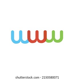 Web Design Letter W Logo