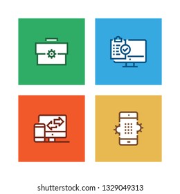 WEB DESIGN LINE ICON SET