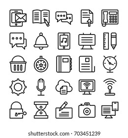 Web Design Line Vector Icons 2