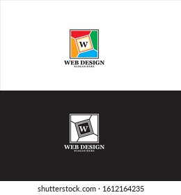 Web Design Logo in Vector