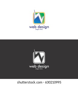 Web Design Logo in Vector 