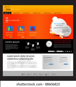 web design marketing template
