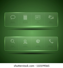 Web design Menu template
