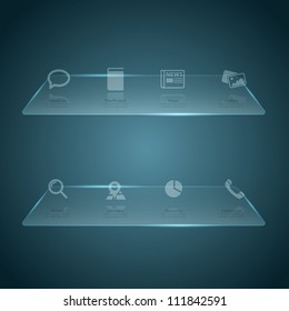 Web design Menu template