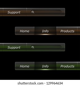 Web design Menu template