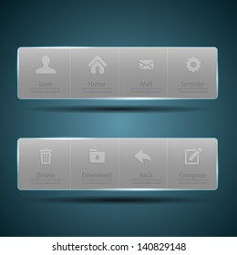 Web design Menu template