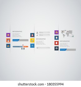 Web design Menu template 