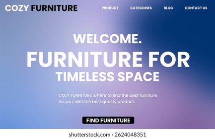 web design for merchend furniture shop