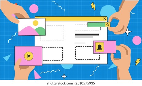 Web Design Modern Concept Illustration