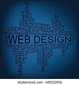 Web Design tag cloud