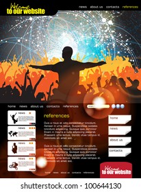 Web design template