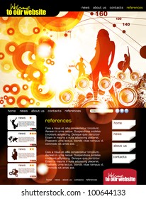 Web design template