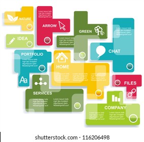 Web design template
