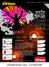 Web design template
