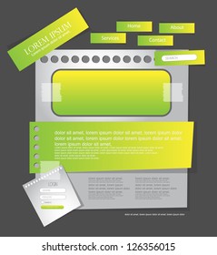 web design template