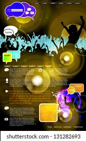 Web design template