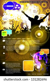 Web design template