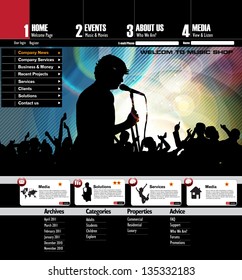 Web design template