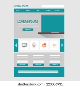 Web design template