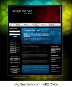 web design template