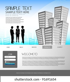 web design template